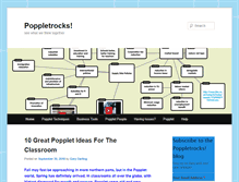 Tablet Screenshot of blog.popplet.com